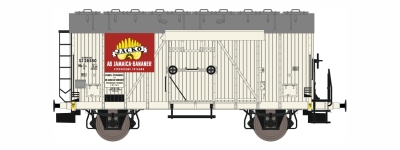 Dekas DK-872126 - H0 - Gedeckte Güterwagen Jacko Bananer, SJ, Ep. III